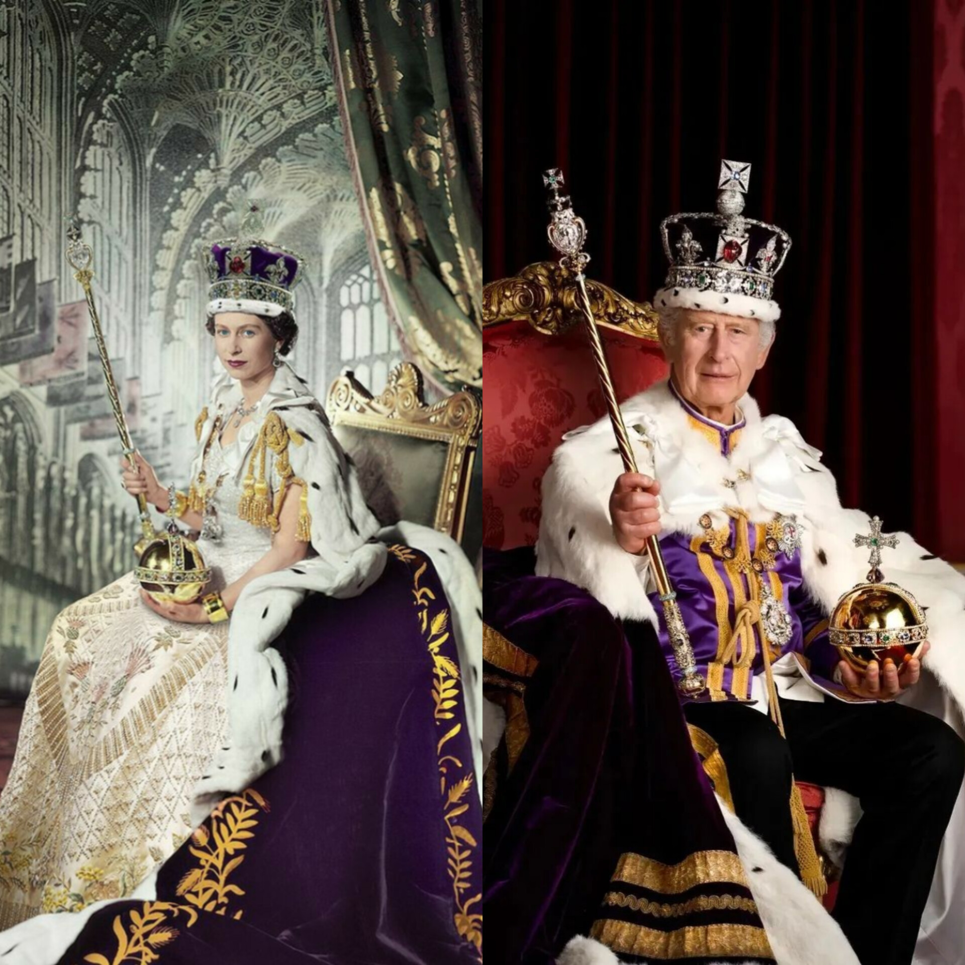 King Charles 3 coronation portrait