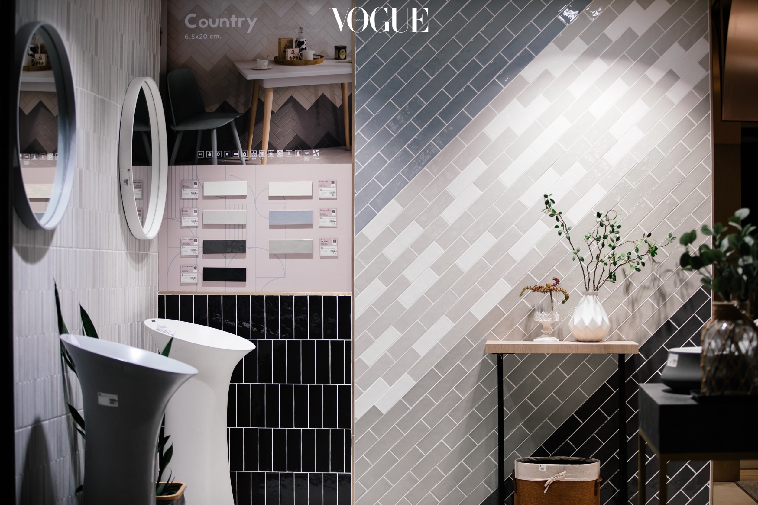 แต่งบ้าน,แอร์ เบญญาภา,ออกแบบภายใน,กระเบื้อง,Grand Home